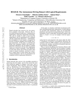 ROAD-R: The Autonomous Driving Dataset with Logical Requirements