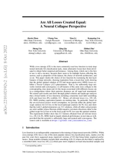 Are All Losses Created Equal: A Neural Collapse Perspective