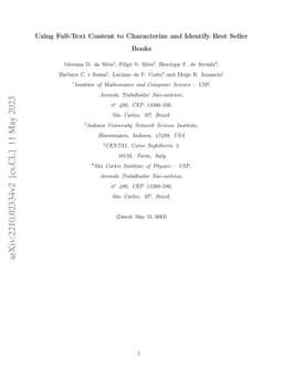 Using Full-Text Content to Characterize and Identify Best Seller Books