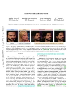 Audio-Visual Face Reenactment