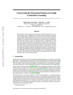 Uncovering the Structural Fairness in Graph Contrastive Learning
