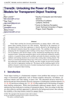 Trans2k: Unlocking the Power of Deep Models for Transparent Object
  Tracking