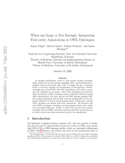 When one Logic is Not Enough: Integrating First-order Annotations in OWL
  Ontologies