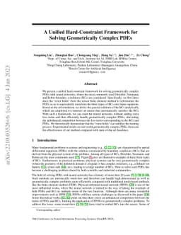 A Unified Hard-Constraint Framework for Solving Geometrically Complex
  PDEs