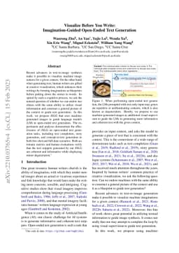 Visualize Before You Write: Imagination-Guided Open-Ended Text
  Generation
