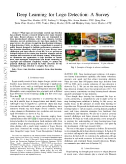 Deep Learning for Logo Detection: A Survey