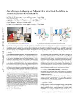 Asynchronous Collaborative Autoscanning with Mode Switching for
  Multi-Robot Scene Reconstruction