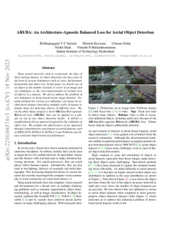ARUBA: An Architecture-Agnostic Balanced Loss for Aerial Object
  Detection