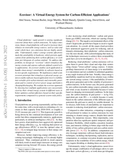 Ecovisor: A Virtual Energy System for Carbon-Efficient Applications