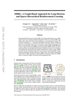 DHRL: A Graph-Based Approach for Long-Horizon and Sparse Hierarchical
  Reinforcement Learning