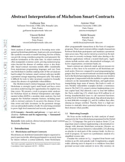 Abstract interpretation of Michelson smart-contracts