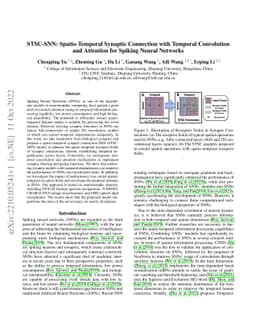 STSC-SNN: Spatio-Temporal Synaptic Connection with Temporal Convolution
  and Attention for Spiking Neural Networks