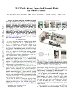 CLIP-Fields: Weakly Supervised Semantic Fields for Robotic Memory