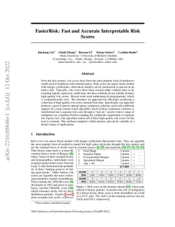 FasterRisk: Fast and Accurate Interpretable Risk Scores