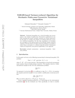 SARAH-based Variance-reduced Algorithm for Stochastic Finite-sum
  Cocoercive Variational Inequalities