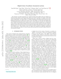 Digital twins of nonlinear dynamical systems