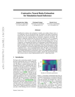 Contrastive Neural Ratio Estimation for Simulation-based Inference