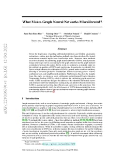 What Makes Graph Neural Networks Miscalibrated?