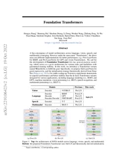 Foundation Transformers