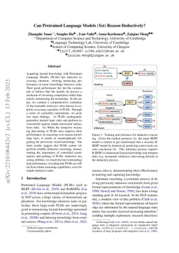 Can Pretrained Language Models (Yet) Reason Deductively?
