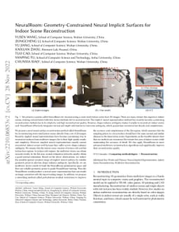 NeuralRoom: Geometry-Constrained Neural Implicit Surfaces for Indoor
  Scene Reconstruction