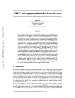 SHINE: SubHypergraph Inductive Neural nEtwork