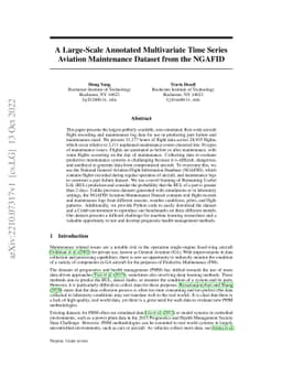 A Large-Scale Annotated Multivariate Time Series Aviation Maintenance
  Dataset from the NGAFID