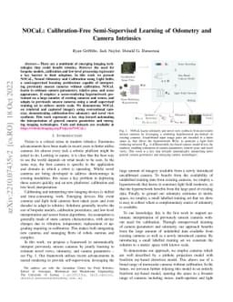 NOCaL: Calibration-Free Semi-Supervised Learning of Odometry and Camera
  Intrinsics