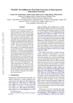 MetaFill: Text Infilling for Meta-Path Generation on Heterogeneous
  Information Networks