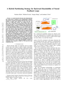 A Hybrid Partitioning Strategy for Backward Reachability of Neural
  Feedback Loops