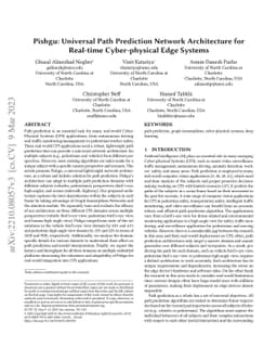 Pishgu: Universal Path Prediction Network Architecture for Real-time
  Cyber-physical Edge Systems