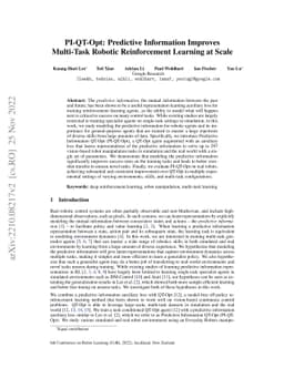 PI-QT-Opt: Predictive Information Improves Multi-Task Robotic
  Reinforcement Learning at Scale
