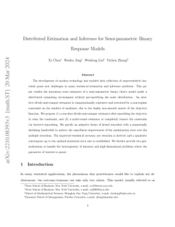 Distributed Estimation and Inference for Semi-parametric Binary Response
  Models