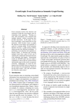 EventGraph: Event Extraction as Semantic Graph Parsing