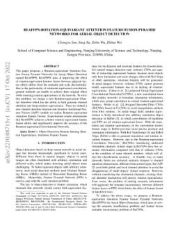 ReAFFPN: Rotation-equivariant Attention Feature Fusion Pyramid Networks
  for Aerial Object Detection