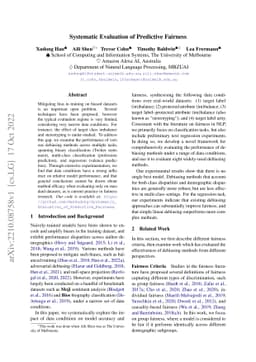Systematic Evaluation of Predictive Fairness