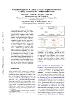 Watch the Neighbors: A Unified K-Nearest Neighbor Contrastive Learning
  Framework for OOD Intent Discovery