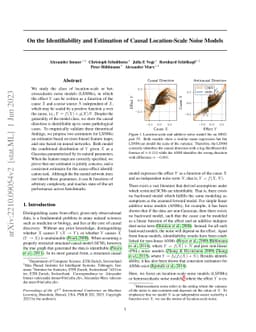 On the Identifiability and Estimation of Causal Location-Scale Noise
  Models