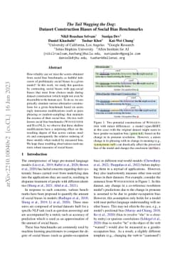 The Tail Wagging the Dog: Dataset Construction Biases of Social Bias
  Benchmarks