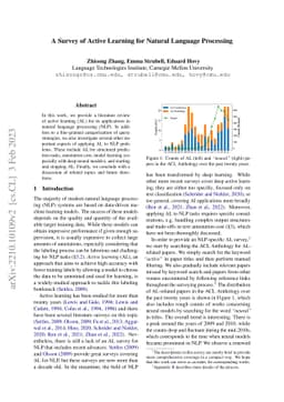 A Survey of Active Learning for Natural Language Processing