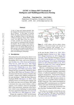 GCDT: A Chinese RST Treebank for Multigenre and Multilingual Discourse
  Parsing