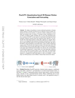 PoseGPT: Quantization-based 3D Human Motion Generation and Forecasting
