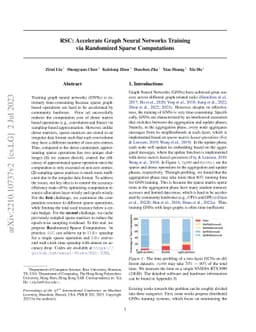 RSC: Accelerating Graph Neural Networks Training via Randomized Sparse
  Computations