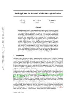 Scaling Laws for Reward Model Overoptimization