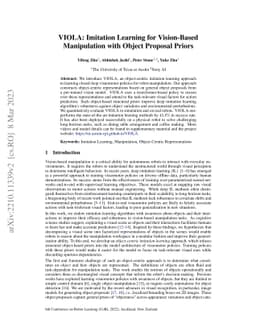 VIOLA: Imitation Learning for Vision-Based Manipulation with Object
  Proposal Priors