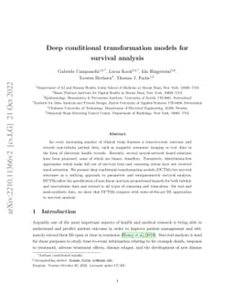 Deep conditional transformation models for survival analysis