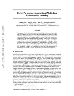 PaCo: Parameter-Compositional Multi-Task Reinforcement Learning