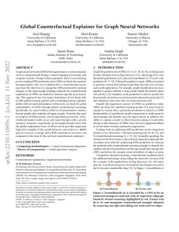 Global Counterfactual Explainer for Graph Neural Networks