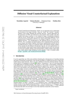 Diffusion Visual Counterfactual Explanations