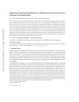 Redefining Counterfactual Explanations for Reinforcement Learning:
  Overview, Challenges and Opportunities